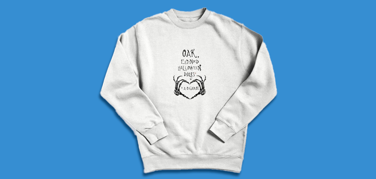 OAK, Extended Halloween Days Kids Crewneck 